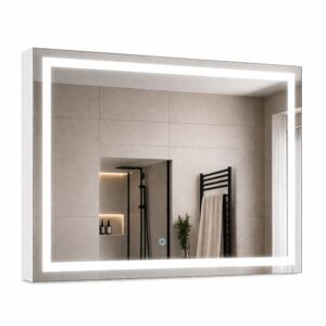 Lustro wiszące podświetlane LED NEW YORK 60x80 cm
